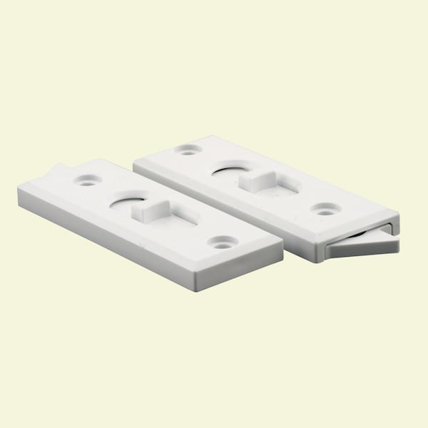 Prime-Line White Plastic Tilt Latch 1 Pair F 2627 - main